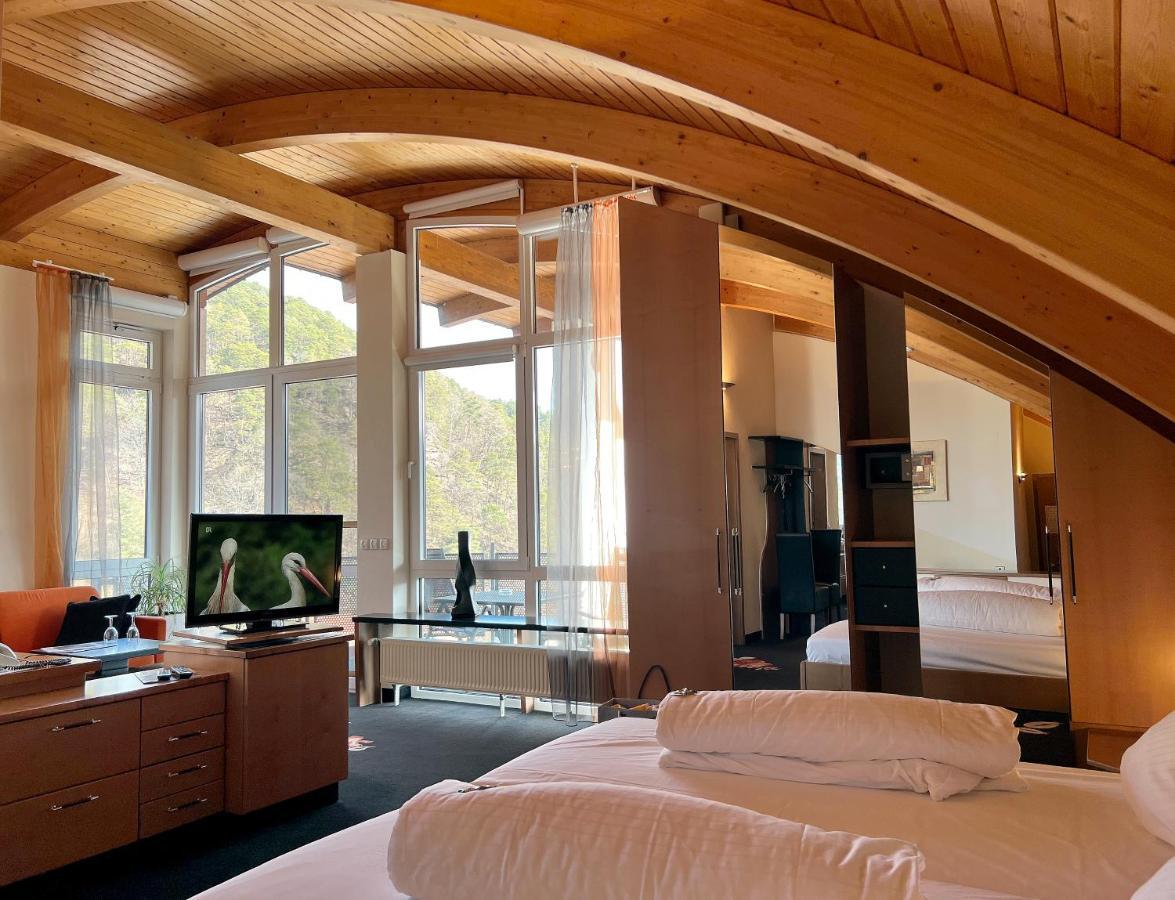 Hotel Am Hirschhorn - Wellness - Spa - And More Wilgartswiesen Ngoại thất bức ảnh